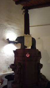Fontana del Liotro a Catania riproduzione in cioccolato Museo del Cioccolato di Forza d'Agrò