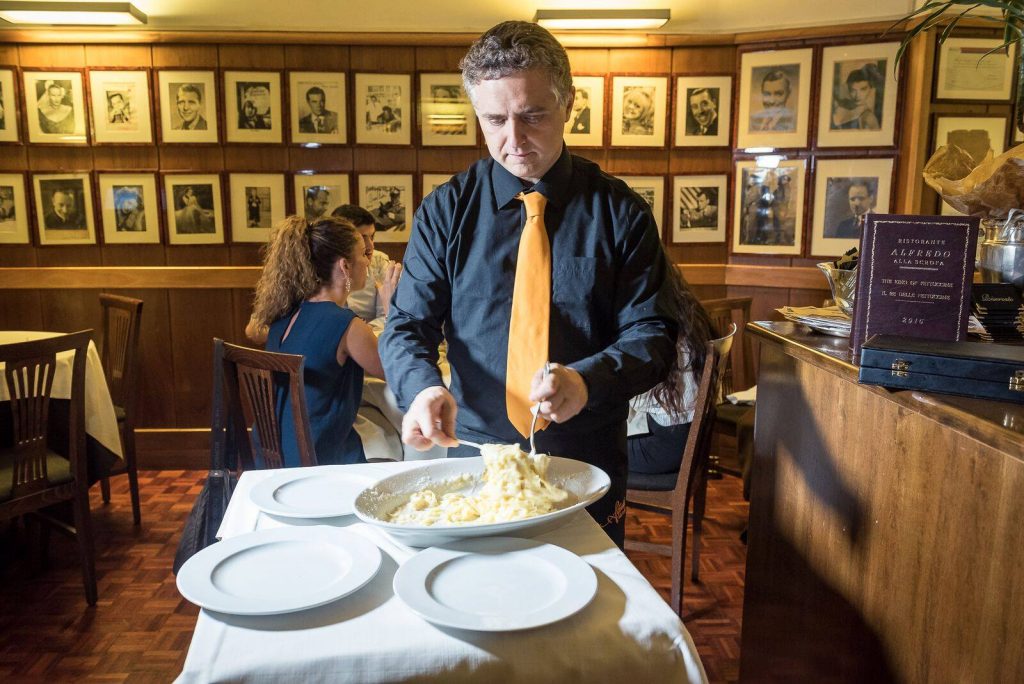 National Fettuccine Alfredo Day 7 febbraio 2018 ristorante Alfredo alla Scrofa Roma