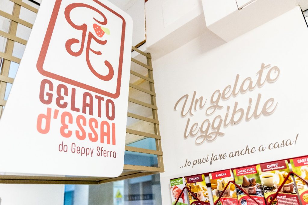 Locale gelateria Gelato D’Essai da Geppy Sferra ristorante di gelato Roma Centocelle