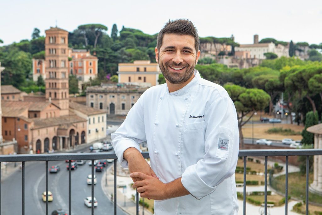 Chef Antonio Gentile ristorante 47 Circus Roof Garden Roma
