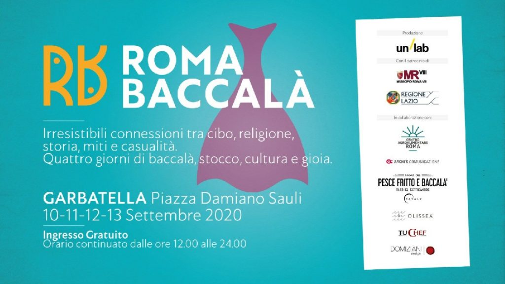 Roma Baccalá Garbatella 10 13 settembre 2020