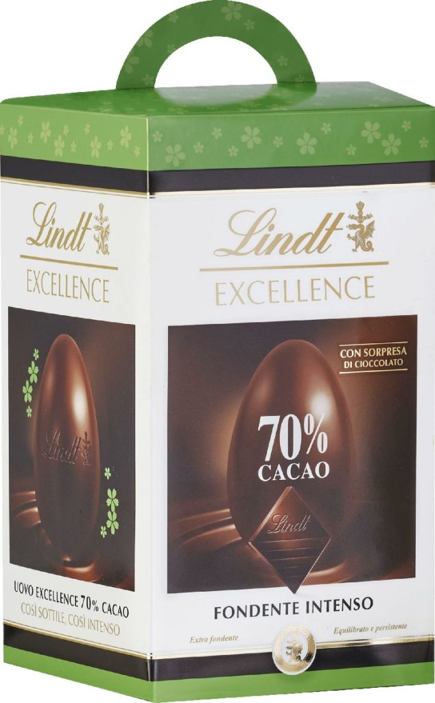 Excellence 70 cacao LIndt novità Pasqua 2021 Uova cioccolato fondente prezzo vendita online