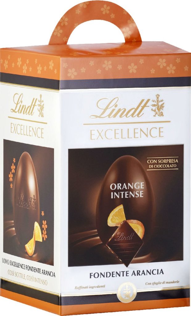 Excellence Orange Intense LIndt novità Pasqua 2021 Uova cioccolato fondente arancia costo vendita online