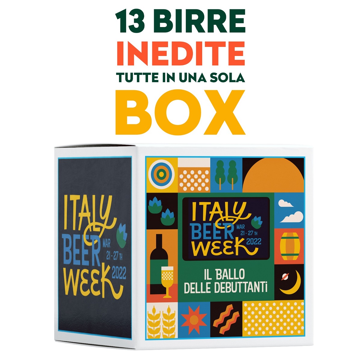Box Ballo delle Debuttanti 13 birre inedite in confezione a tiratura limitata Italy Beer Week 2022