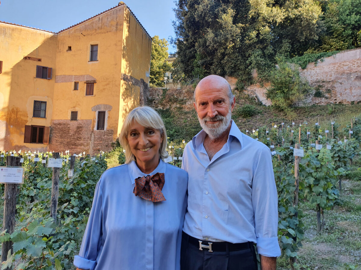 Luca Maroni e Francesca Maroni Vendemmiata Roma Orto Botanico