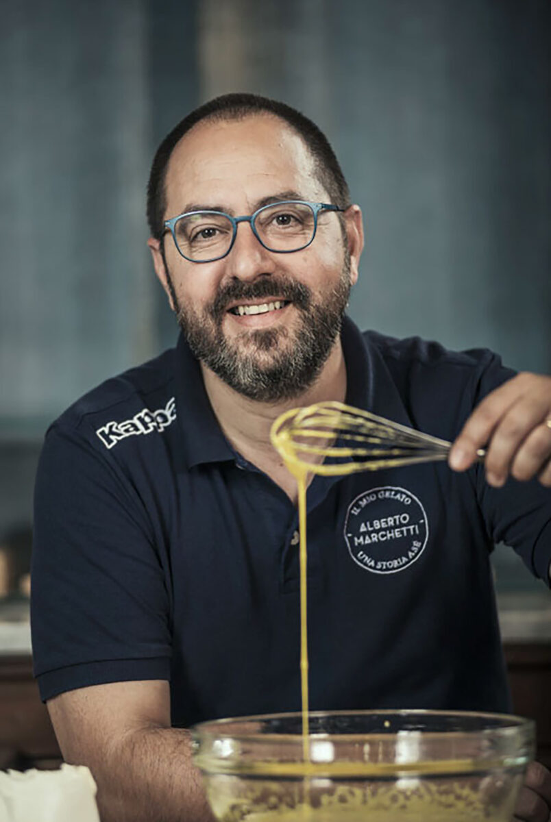 Il maestro gelatiere Alberto Marchetti