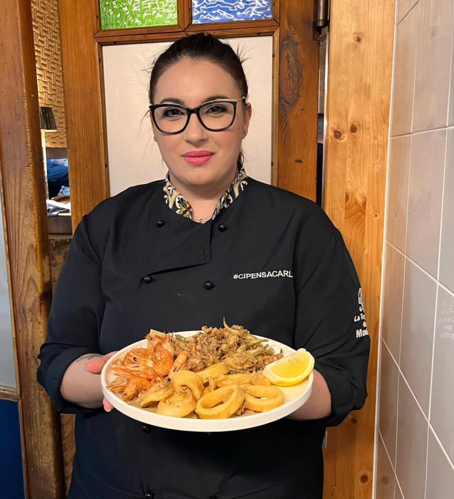 Carlotta Andreacchio chef e titolare del ristorante LA TRATTORIA DEL MARINAIO Messina