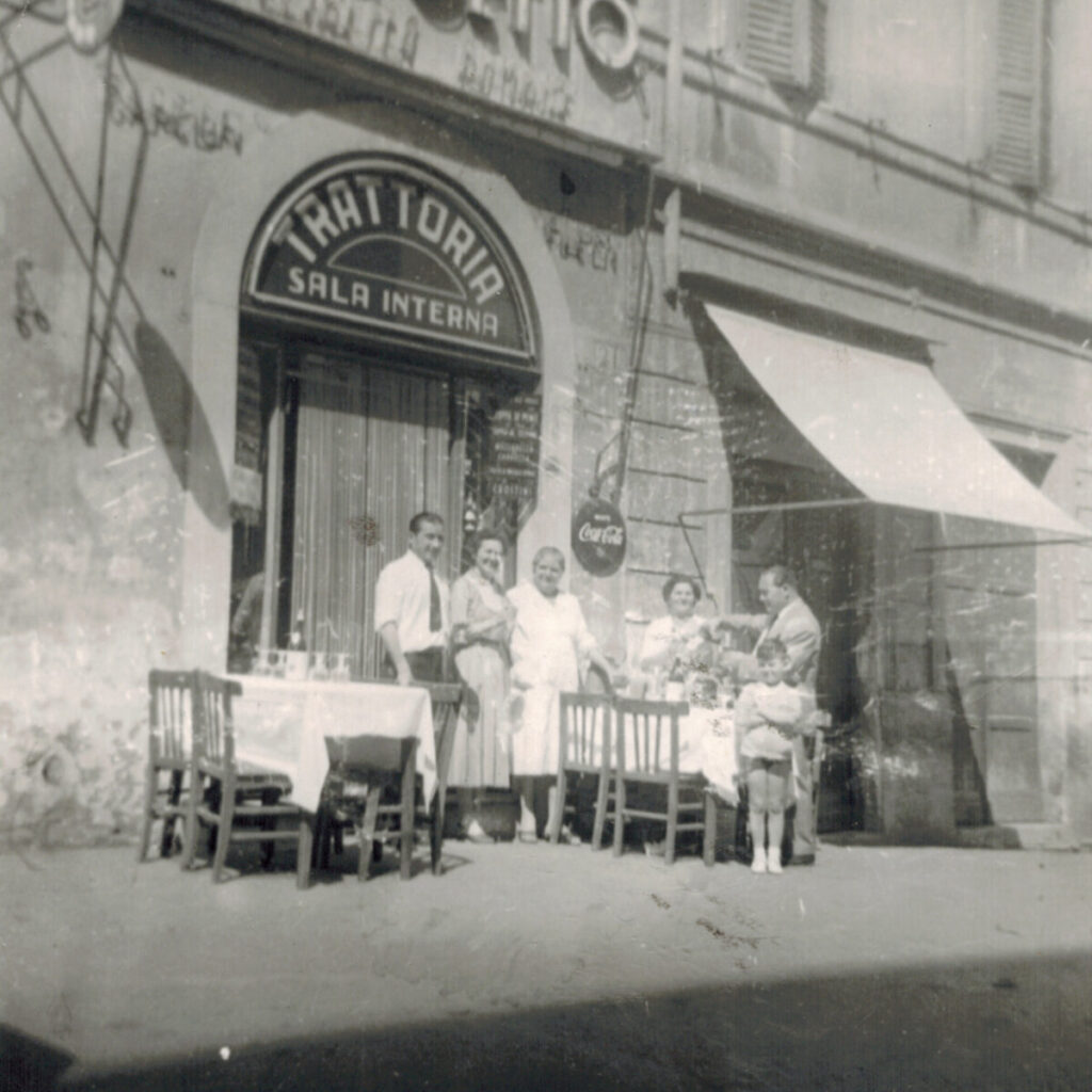 Ristorante GIGGETTO AL PORTICO D'OTTAVIA aperto da Luigi Ceccarelli nel 1923