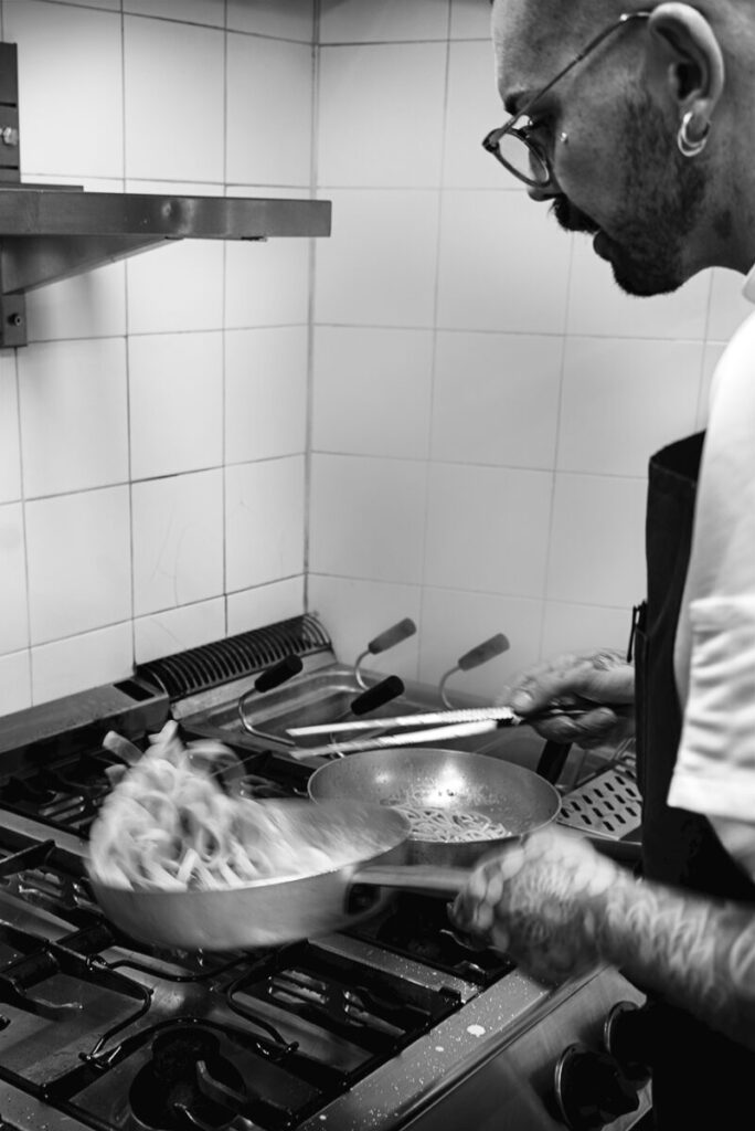 Chef Davide Belardinelli Ristorante NEW FOOD EXPERIENCE Roma Prati