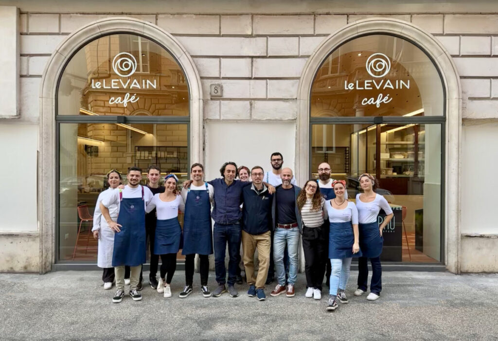 LE LEVAIN CAFE' Roma Giuseppe Solfrizzi ed il team della boulangerie pasticceria in via Piave