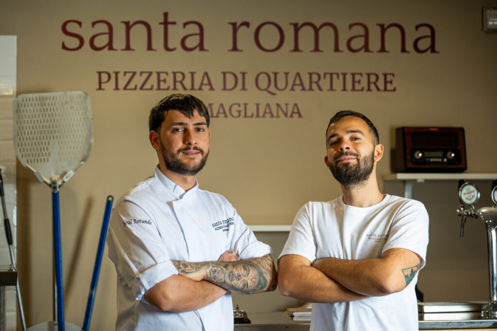 Davide e Raoul Rotundo SANTA ROMANA Pizzeria di Quartiere Roma Magliana