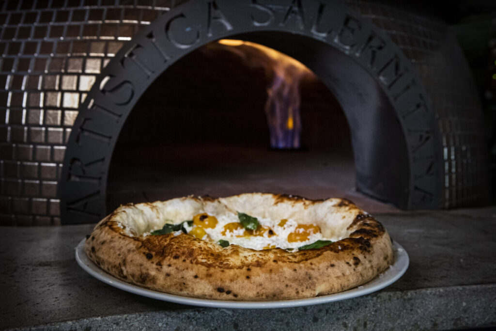 La pizza contemporanea di Davide Valisena pizza chef di BROCCIA ROMA