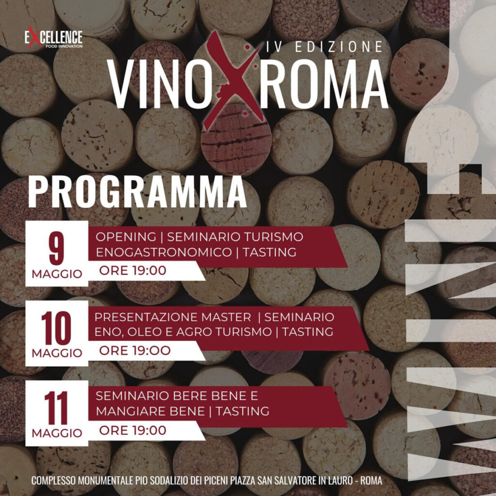 Programma VINO X ROMA IV edizione